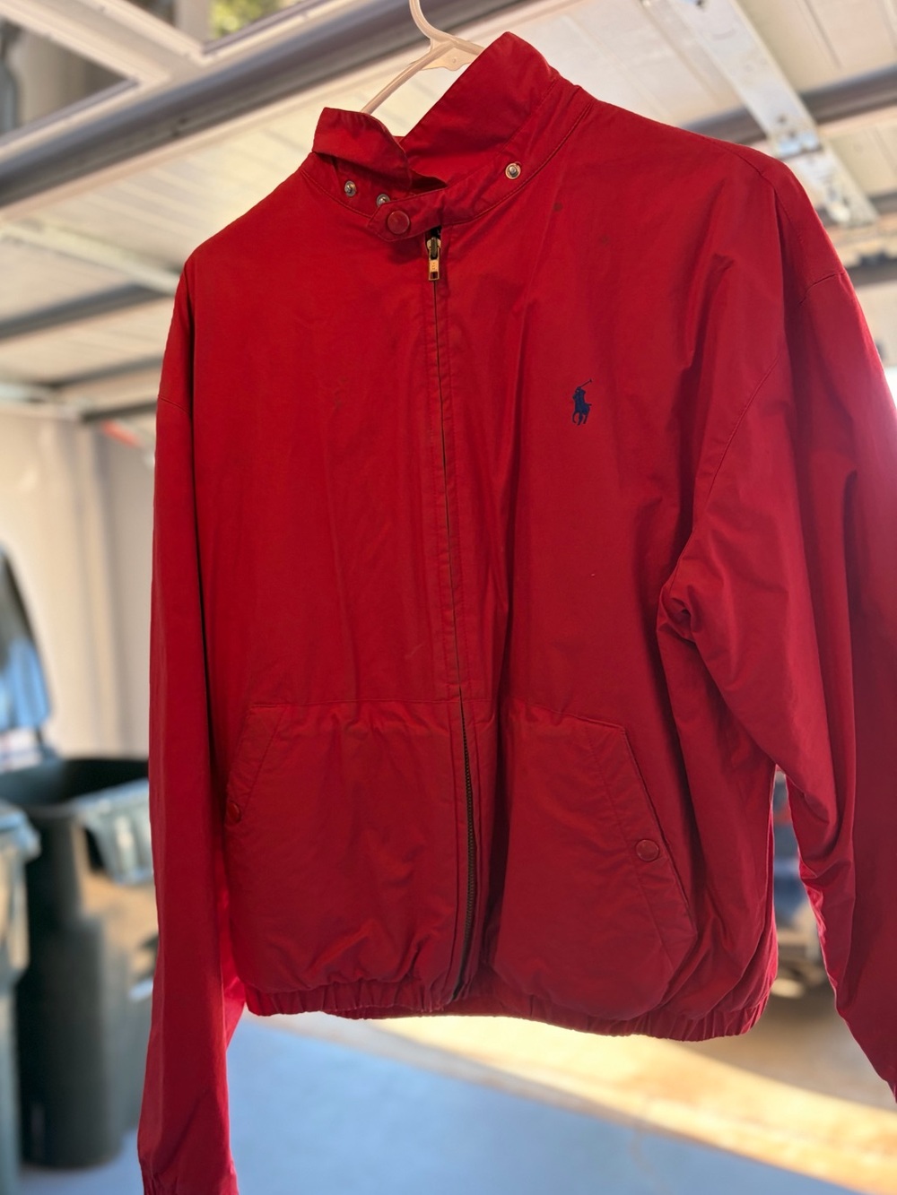Vintage Polo Ralph Lauren Red Harrington Jacket